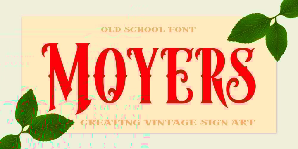 Moyers font