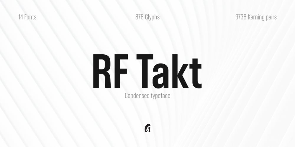 RF Takt font