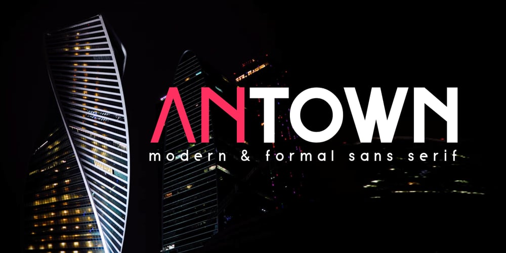 Antown font