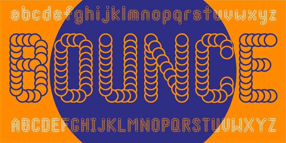 Bounce font