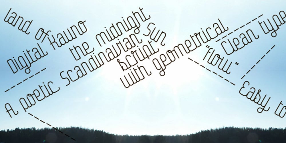 FT Digital Kauno font