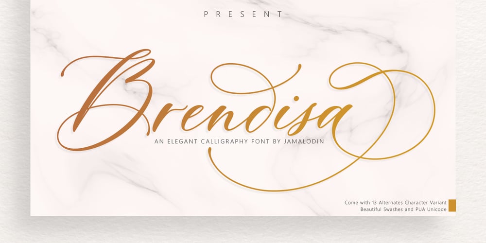 Brendisa font