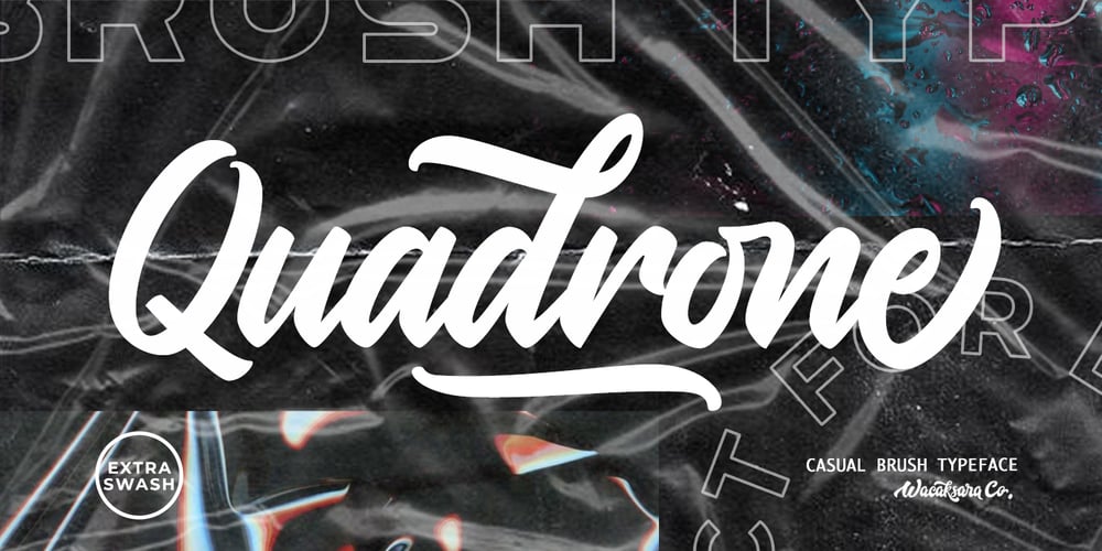 Quadrone font