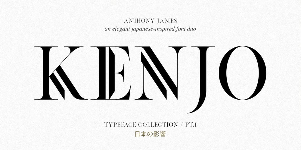 Kenjo font