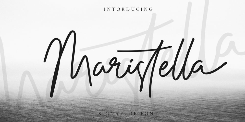 Maristella font