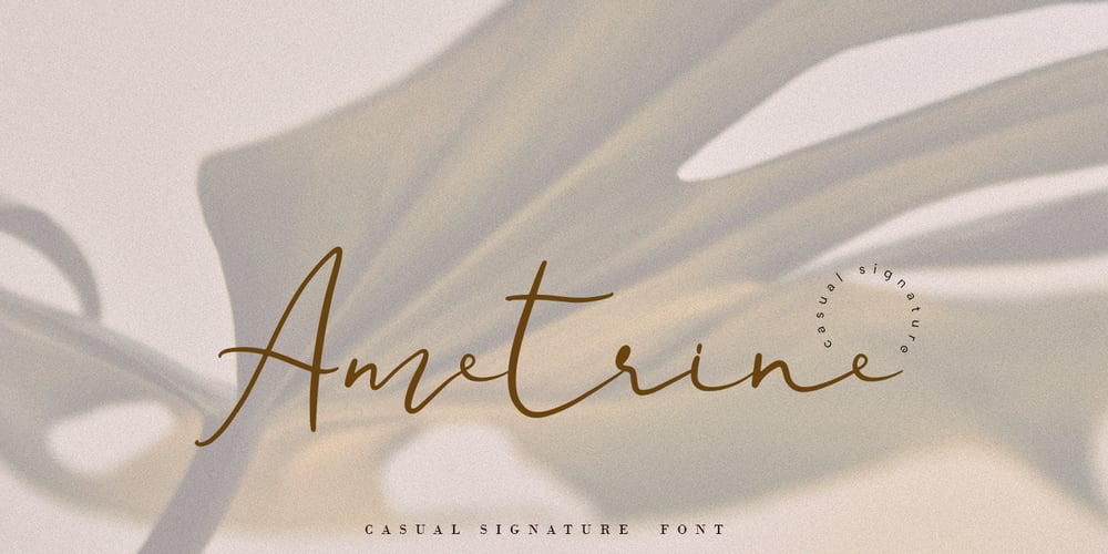 Ametrine font