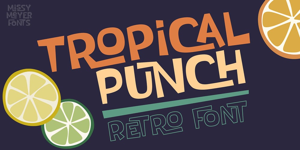 Tropical Punch font