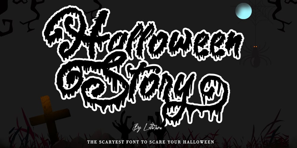 Halloween Story font