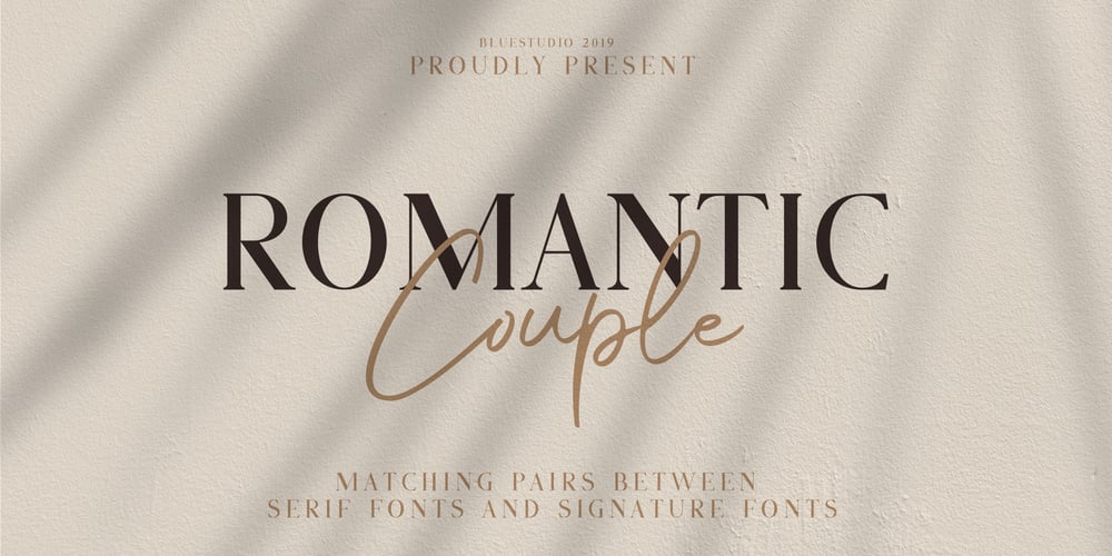 Romantic Couple font
