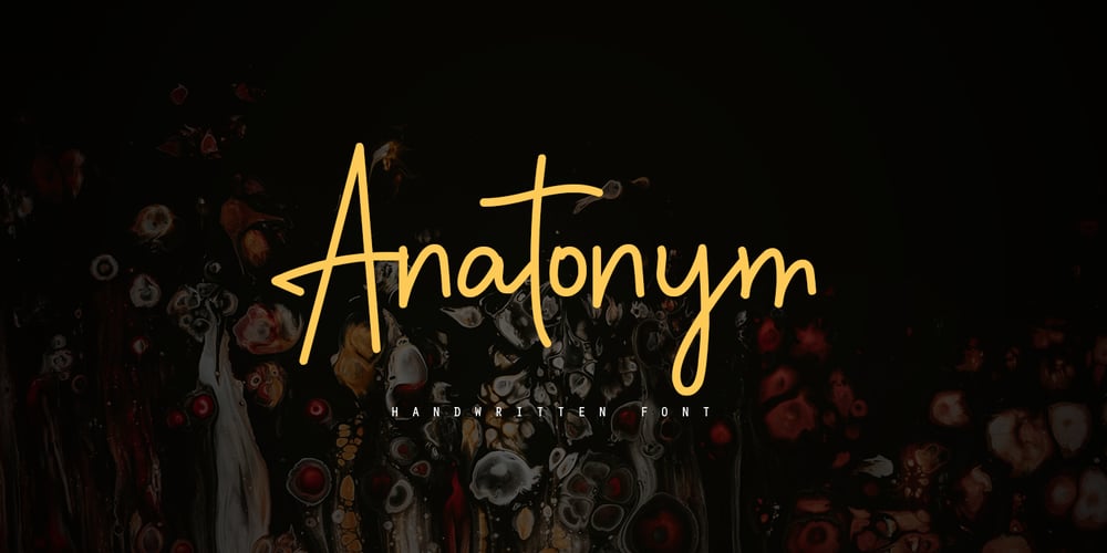 Anatonym font