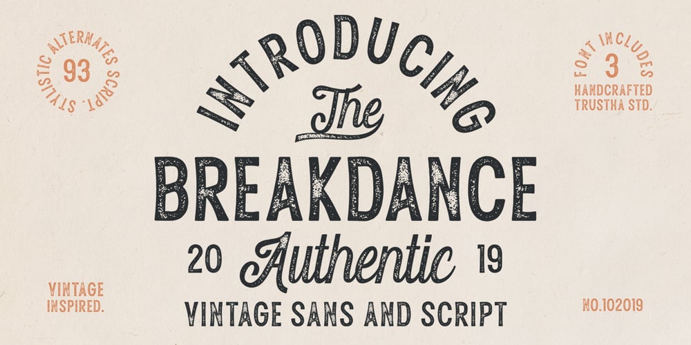 Breakdance font