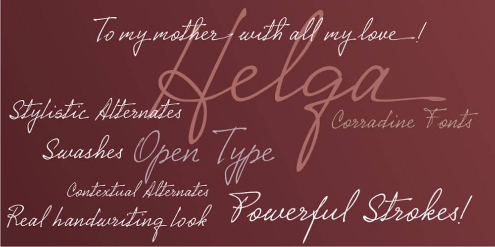 Helga font