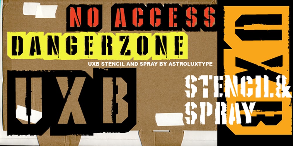 UXB font