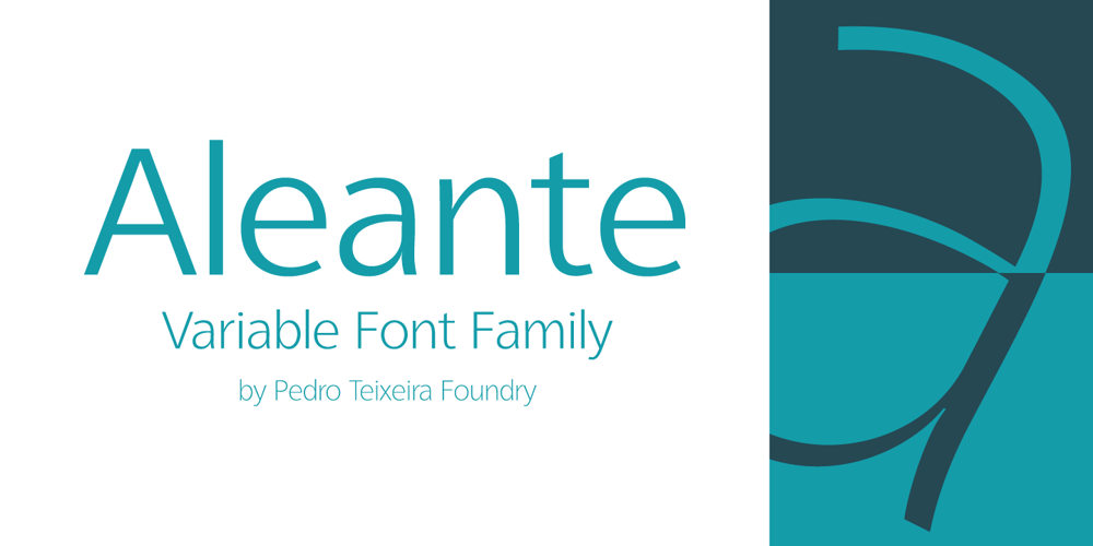 Aleante Sans font