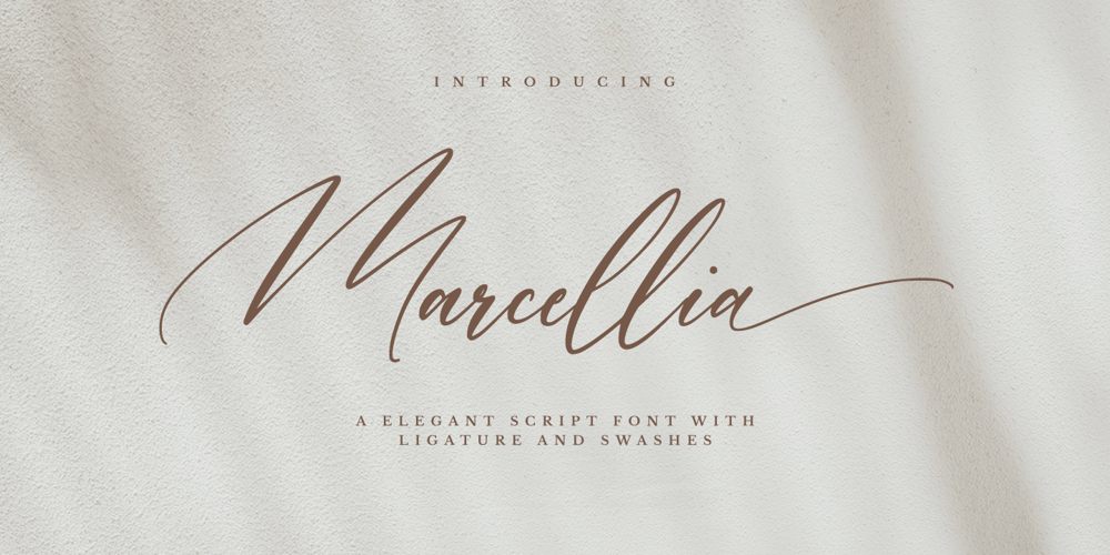 Marcellia font