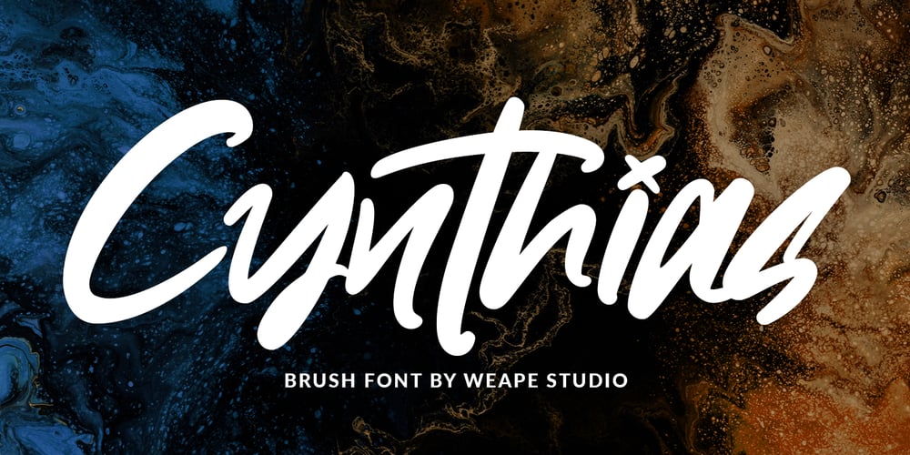 Cynthias font