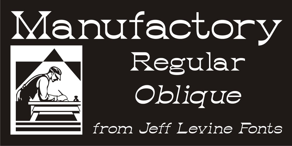 Manufactory JNL font