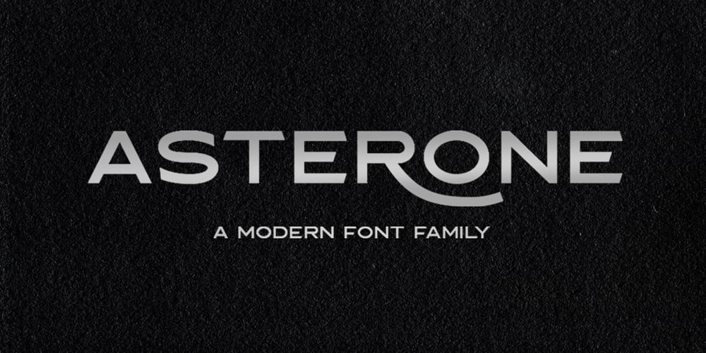 Asterone font