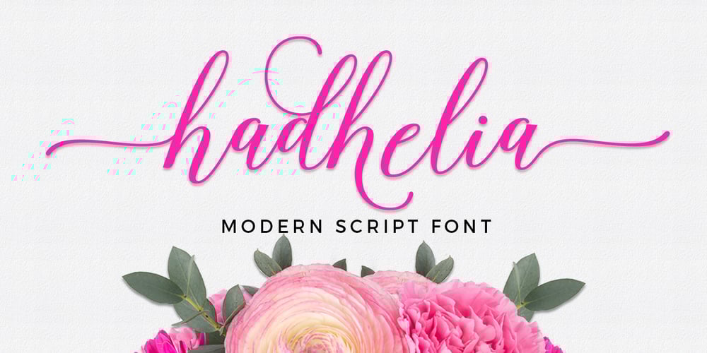 Hadhelia Script font