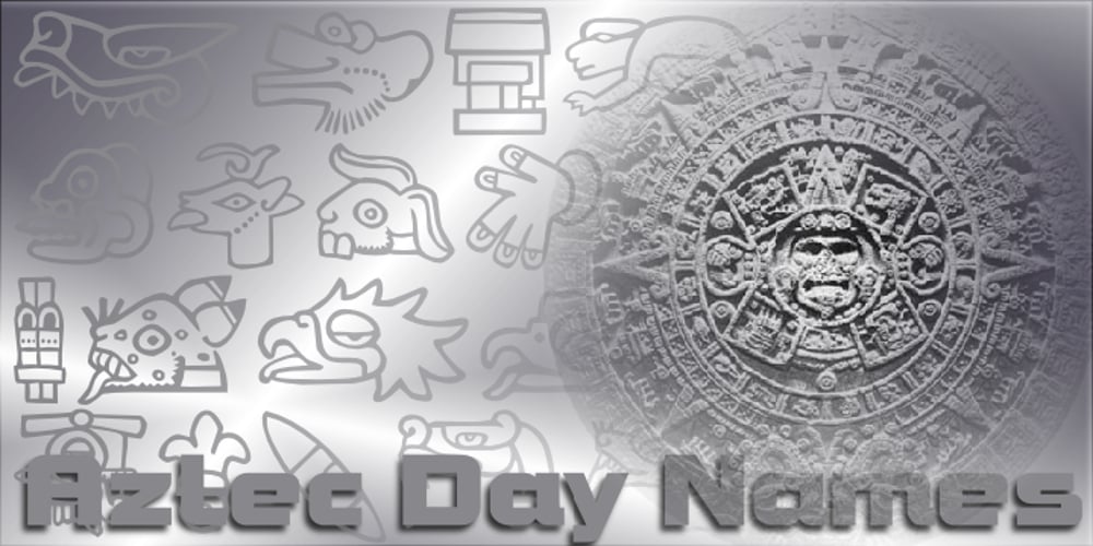 Aztec Day Signs font