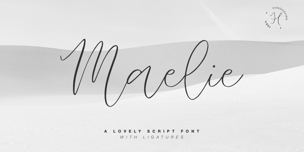 Maelie font
