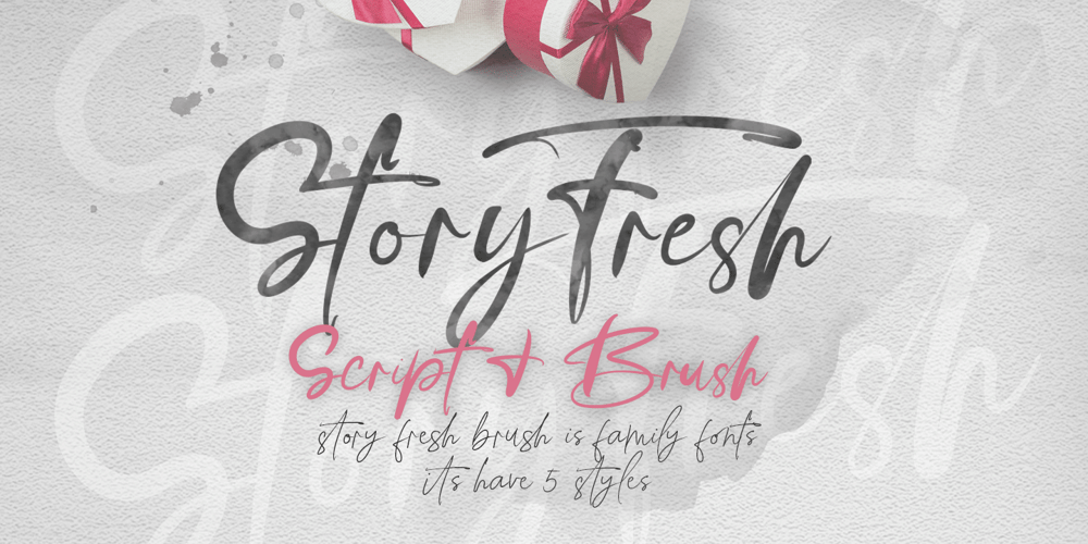 Story Fresh font