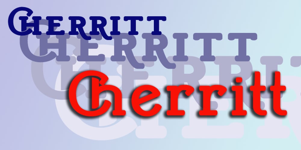 Cherritt font