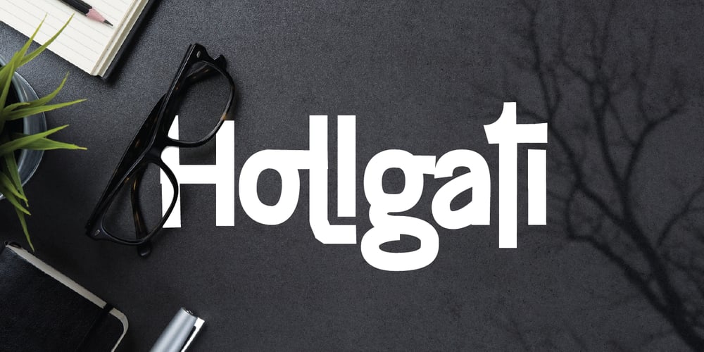 Hollgati font