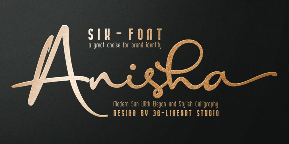 Anisha font