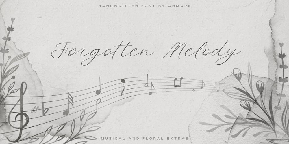 Forgotten Melody font