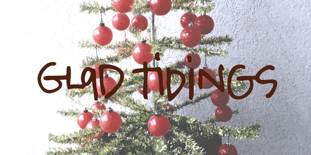 Holiday And Party Words font