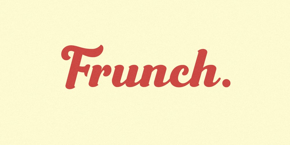 Frunch font