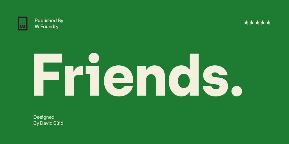 Friends font