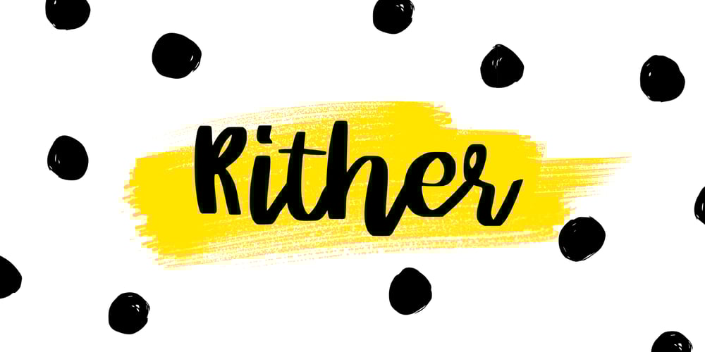 Rither font