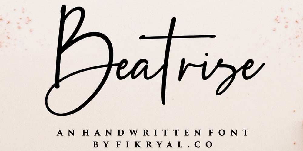 Beatrise font