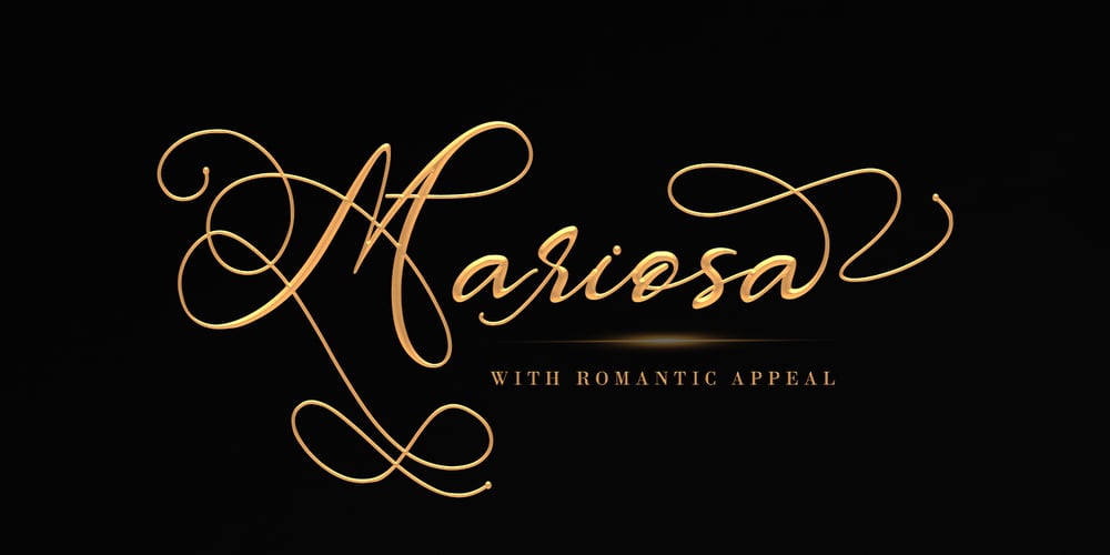 Mariosa font
