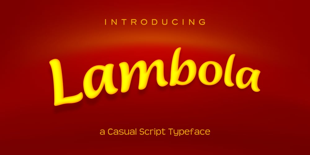 Lambola font