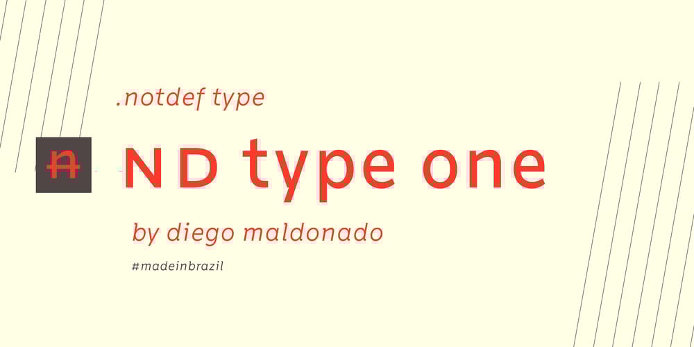Nd Type One font