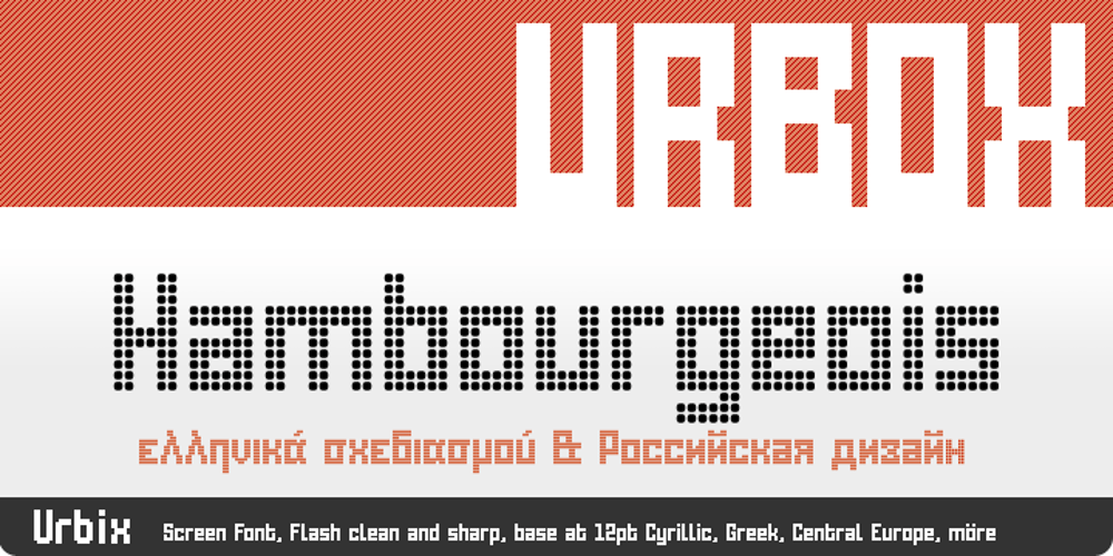 Urbox font