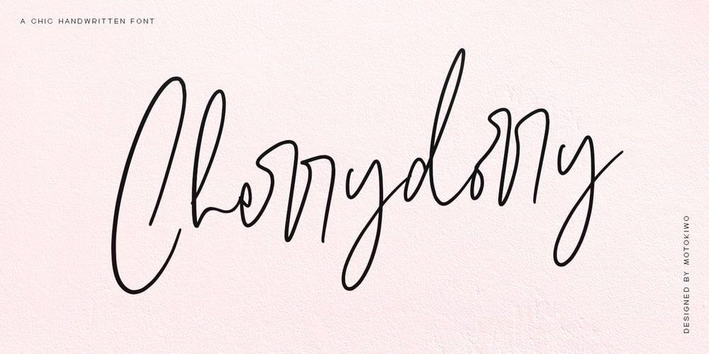 Cherrydorry font