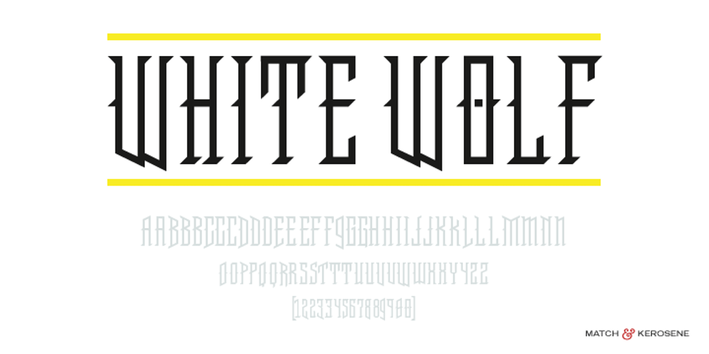 White Wolf font