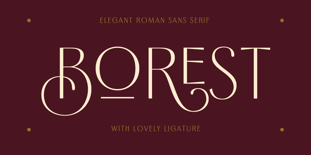 Borest font