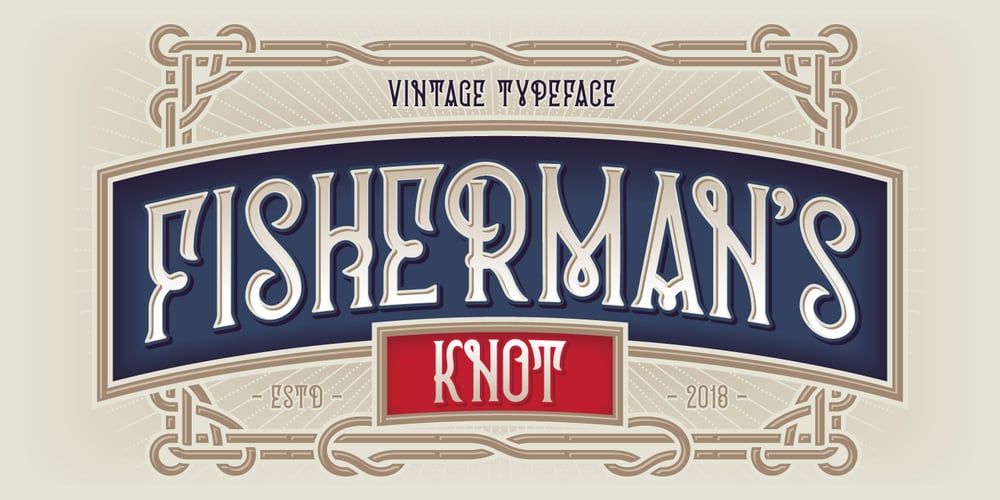 Fishermans Knot font