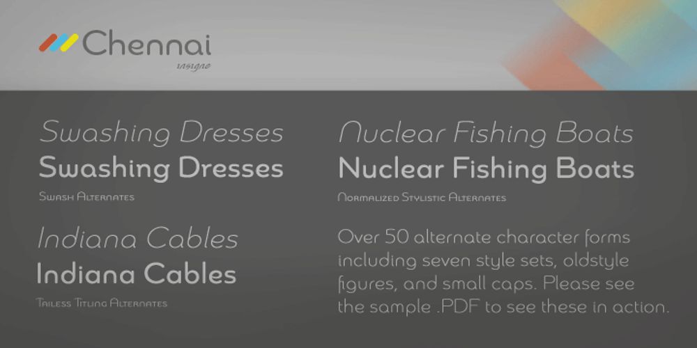 Chennai font