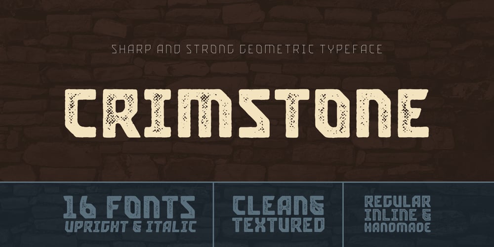 Crimstone font