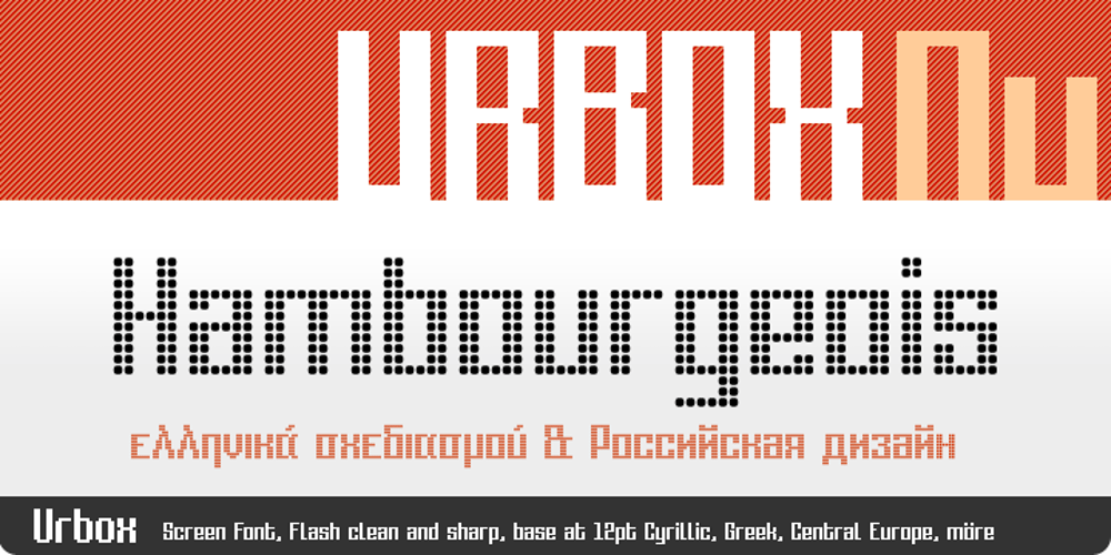 Urbox Nu font