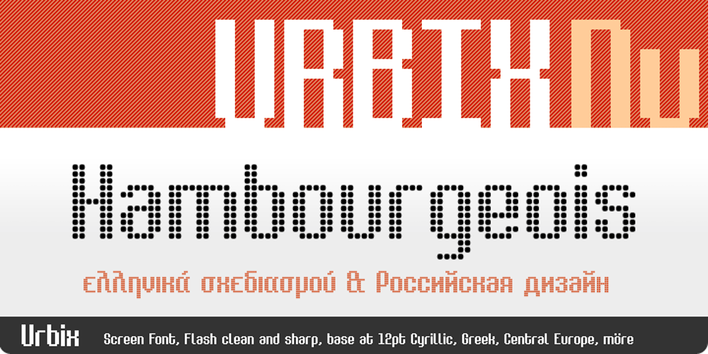 Urbix Nu font