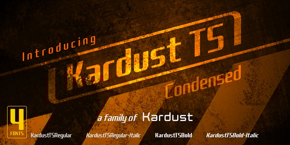 Kardust TS Condensed font