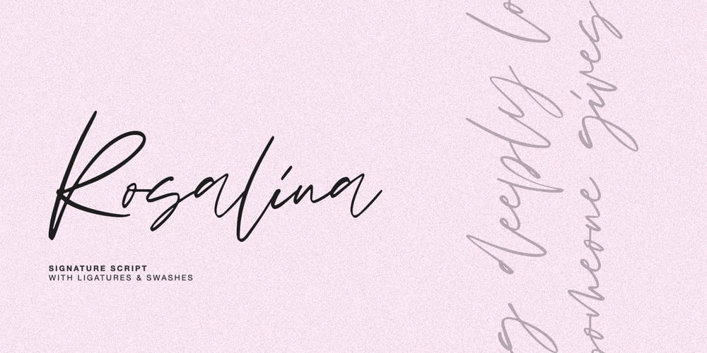 Rosalina font