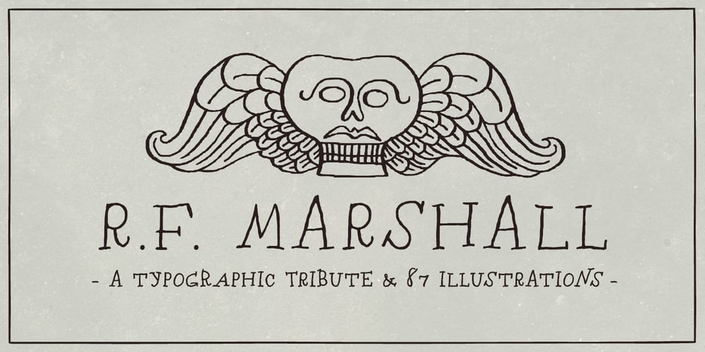 RF Marshall font